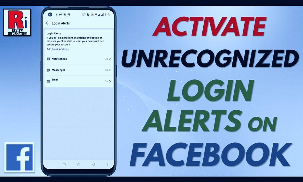 How to Activate Unrecognized Login Alerts on Facebook App - YouTube