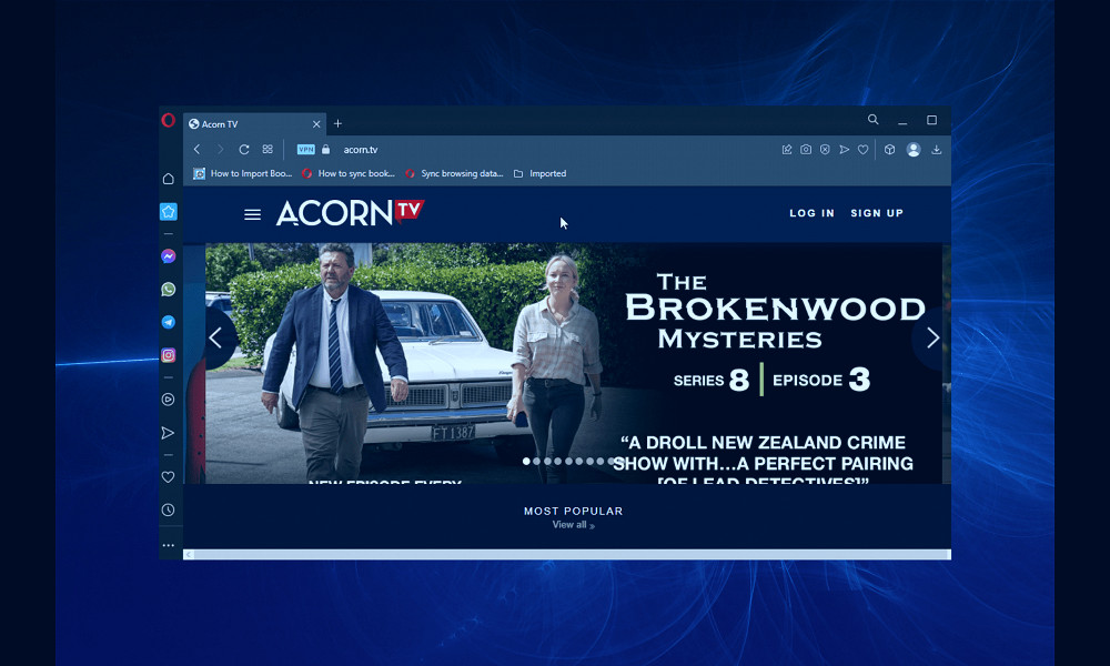 3 Best Browsers for Watching Acorn TV on PC & Smart TV