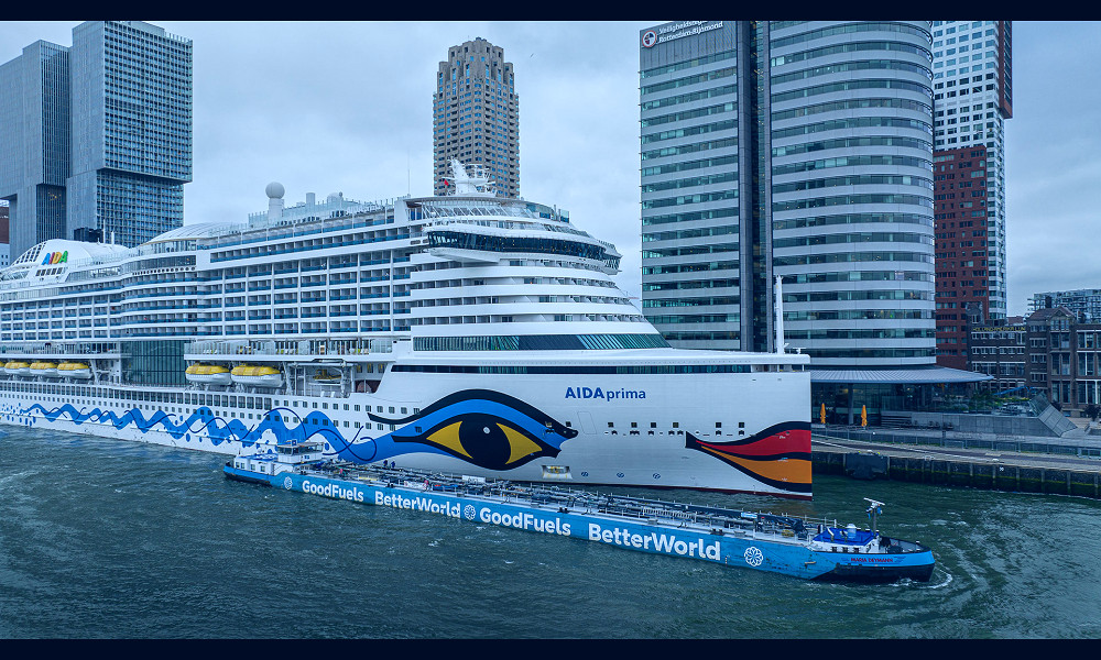 AIDA Cruises vessel bunkered with GoodFuels' sustainable biofuels