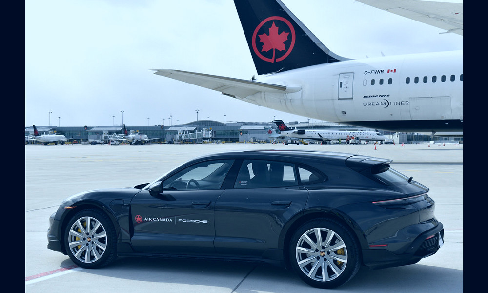Air Canada Chauffeur Service, Now Electrified by Porsche