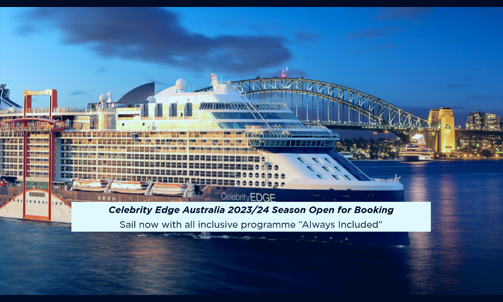 Bookings now open for Celebrity Edge's Australia 2023-24 Season — Singapore  Cruise Society
