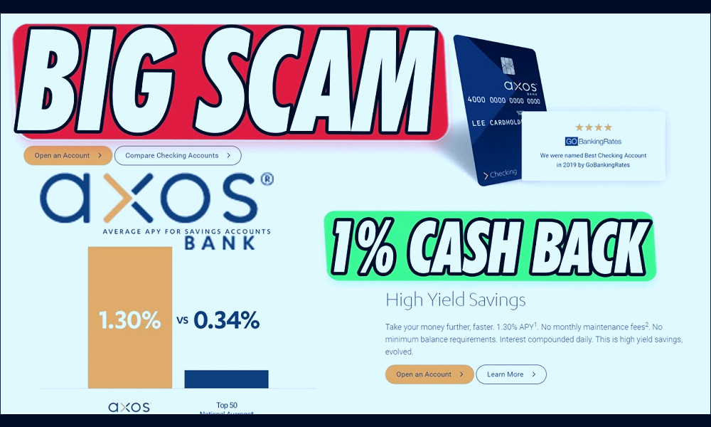 is Axos Bank a Scam | 1% Cash Back Debit Card - YouTube