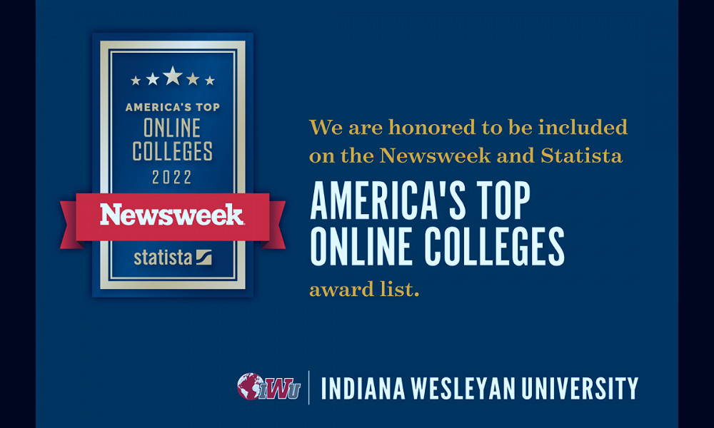 IWU Named One of Newsweek's Best Online Learning Schools for 2022
