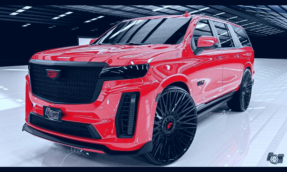 Cadillac Escalade-V Wears Digital Attire – The Ultimate School Bus? -  autoevolution