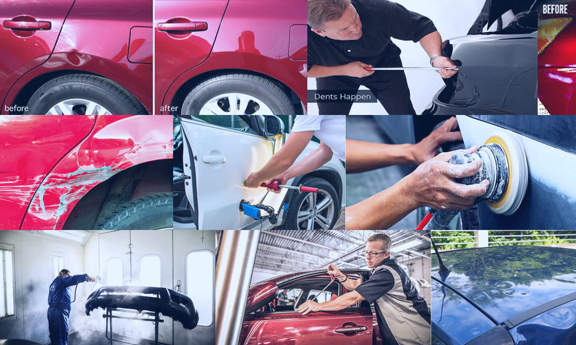 car dent repair and painting services near me