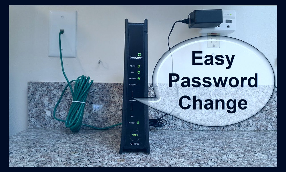 How to change Wifi password Windows 10! - CenturyLink DSL Modem Router -  It's Easy! - YouTube