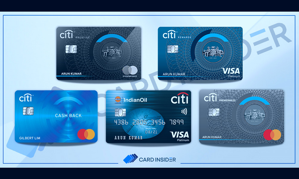Citibank Credit Cards - Check Benefits, Apply Online | Card Insider