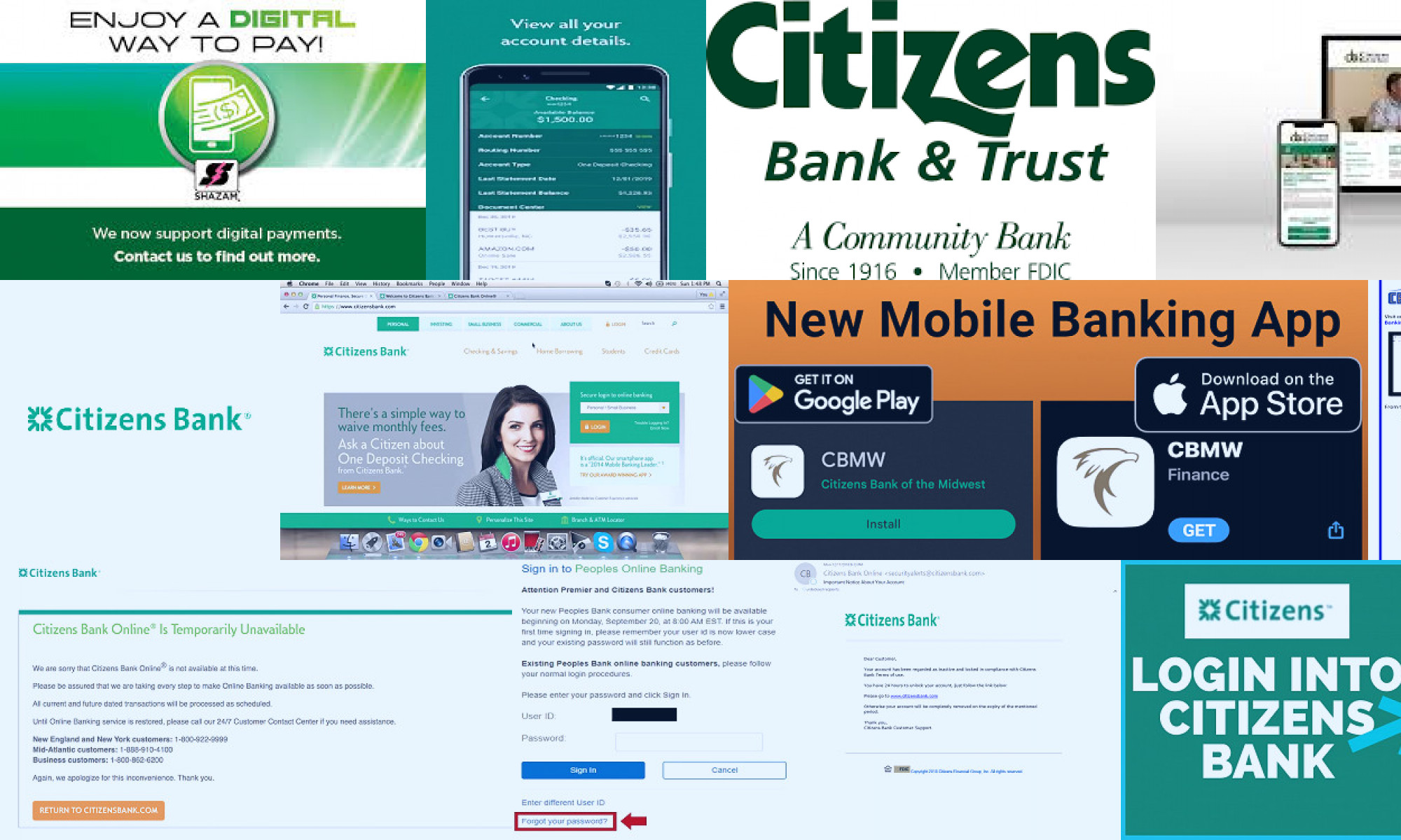 citizens bank online