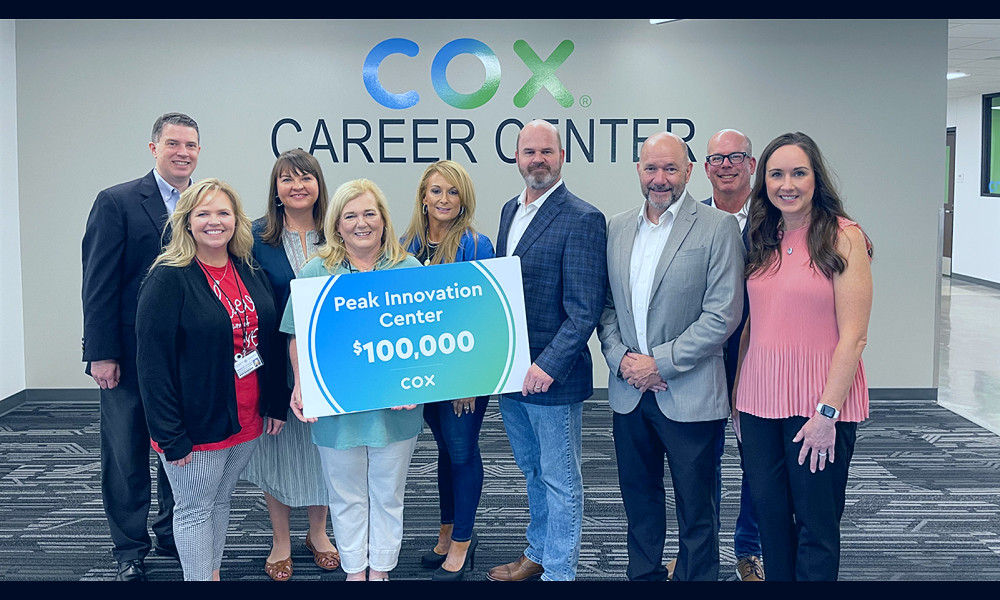 Peak Innovation Center Receives $100,000 Donation from Cox Communications