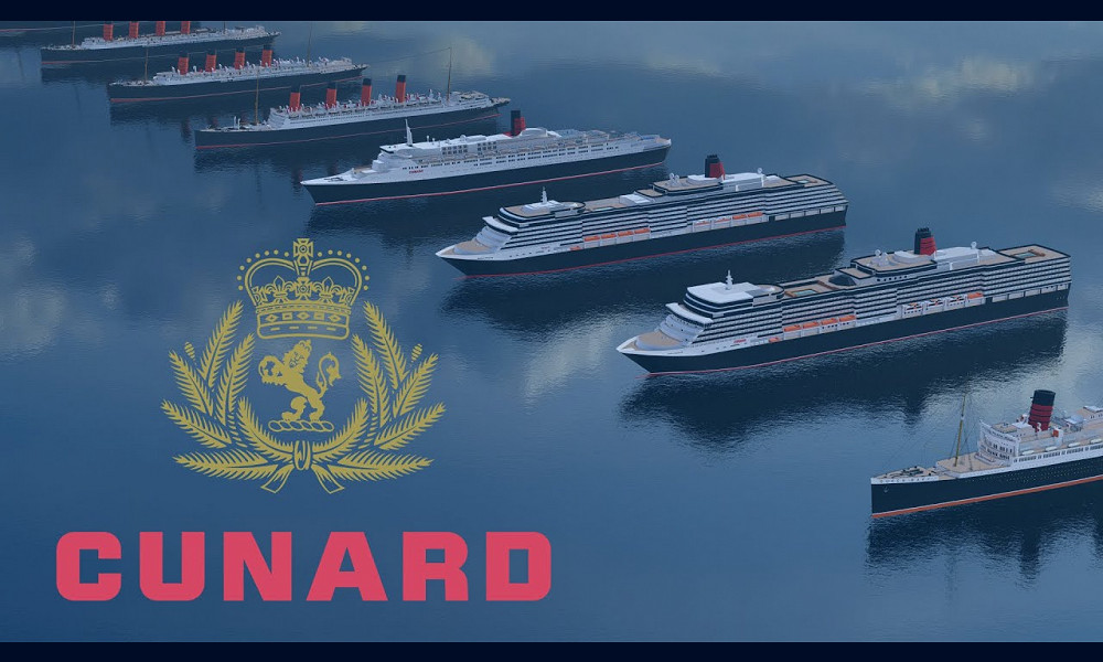 CUNARD Fleet Length Comparison (3D) - YouTube