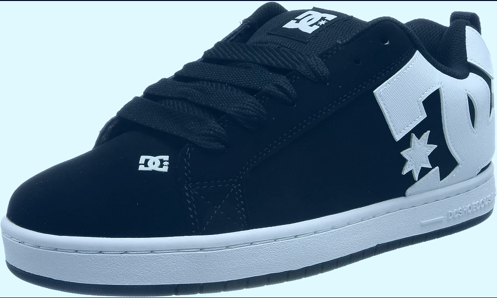 Amazon.com | DC Shoes Men's Court Graffik Skateboarding Shoes, Black (Black  001), 13 UK | Skateboarding