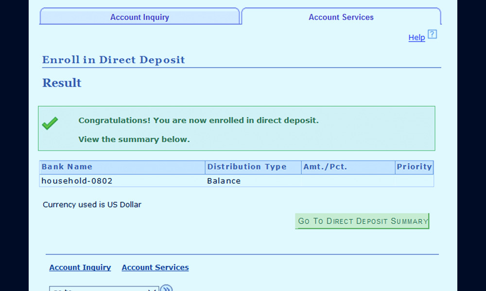 Enroll or Modify Direct Deposit - Student Business Services - University of  Maine