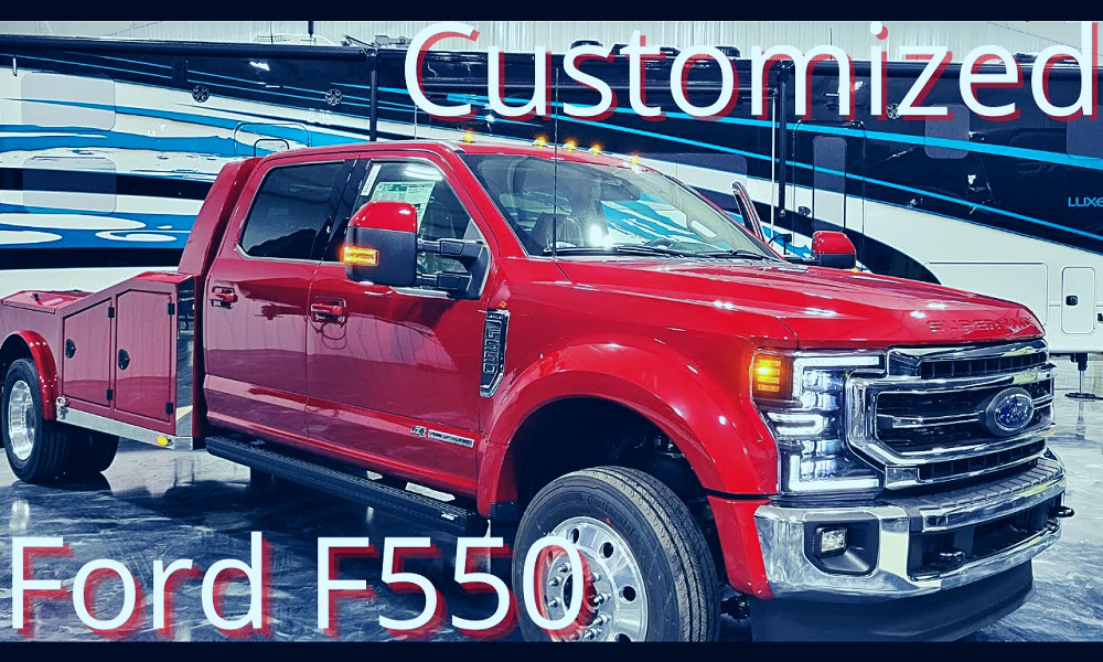 2022 Ford F550 84 CA 4x4 Crew Cab - YouTube