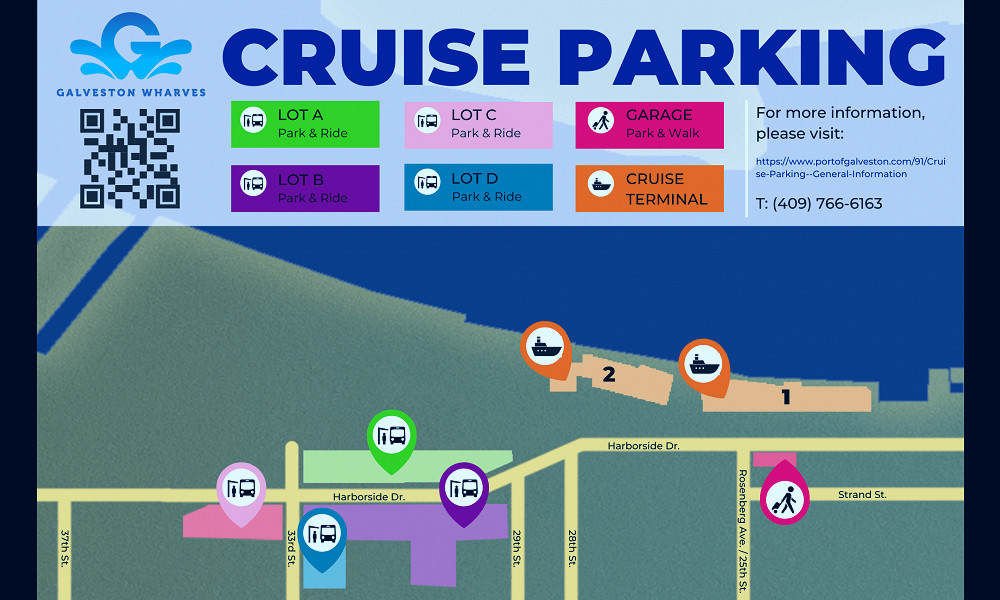 Parking at new Galveston RCI terminal - Gulf Coast Departures - Cruise  Critic Community