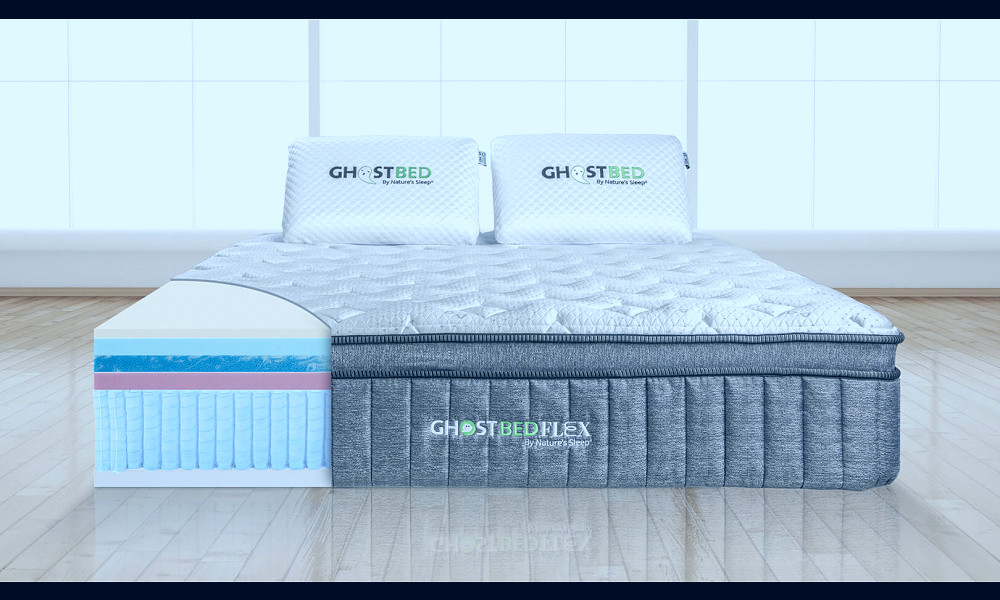 GhostBed 13-in Full Hybrid Memory Foam/Coil Blend Mattress in a Box in the  Mattresses department at Lowes.com