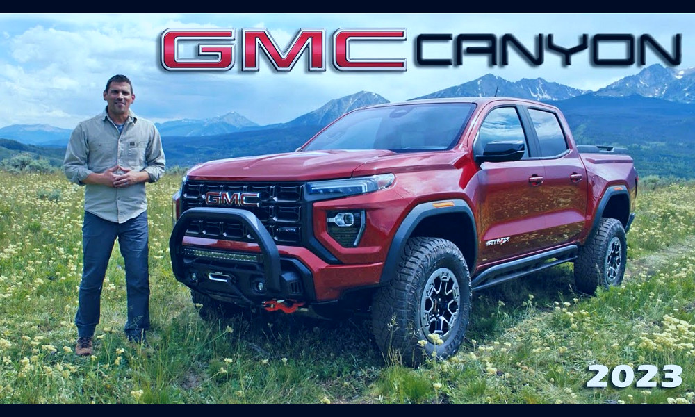 All new 2023 GMC Canyon Interior all trims & features - YouTube