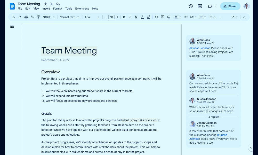 Google Workspace Updates: Refreshed interface for Google Drive, Google Docs,  Google Sheets, and Google Slides