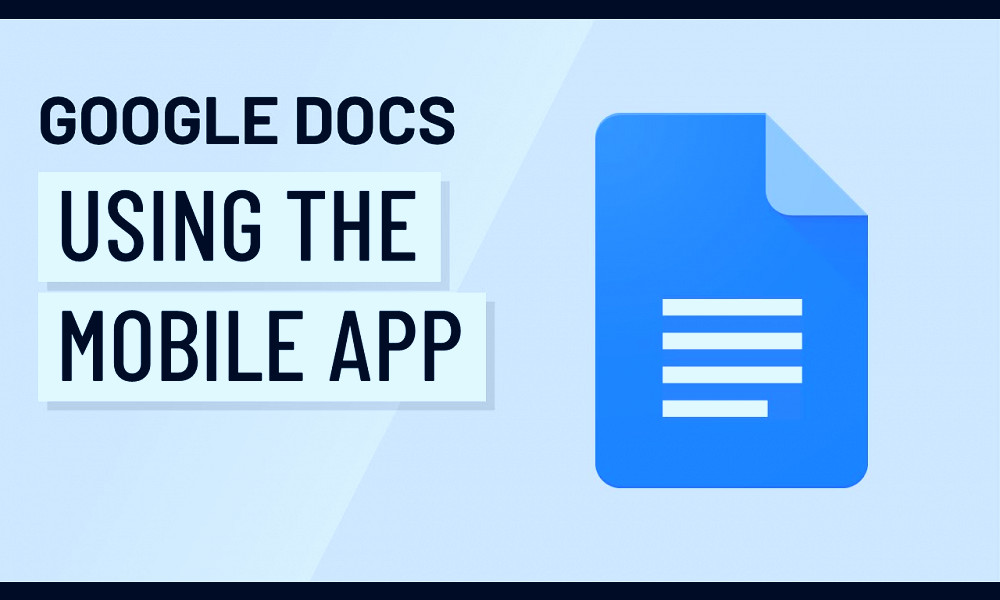 Using Google Docs on a Mobile Device - YouTube