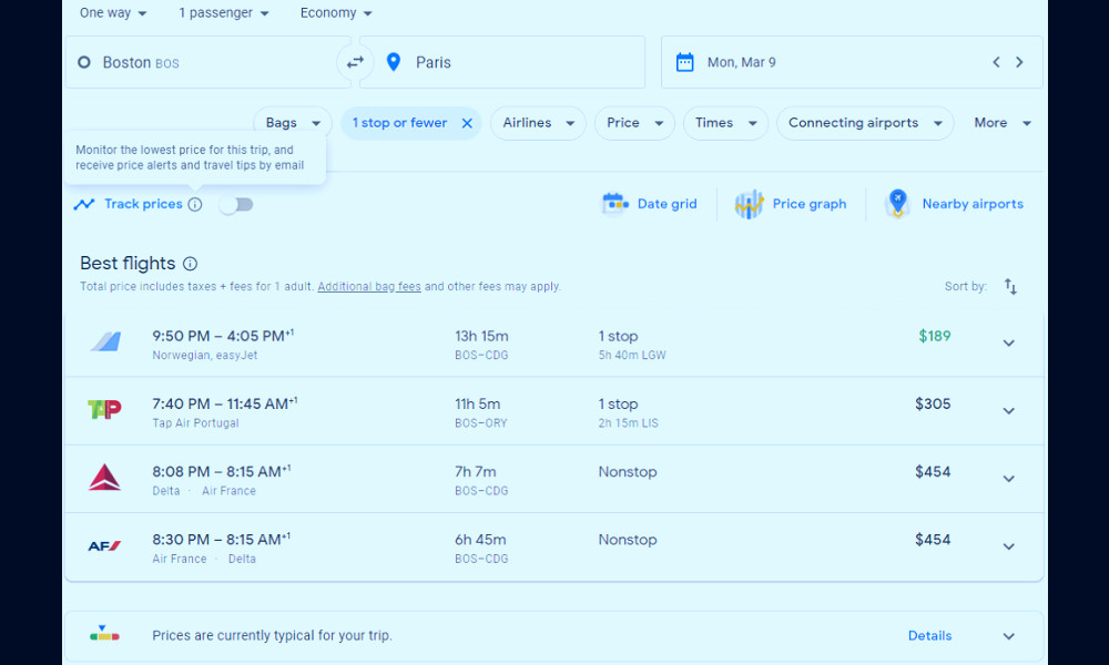 How To Track Flight Prices With Google Flights - Travel Done Simple
