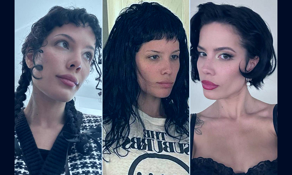 Halsey Models Multiple Hairstyles in Instagram Selfie Dump