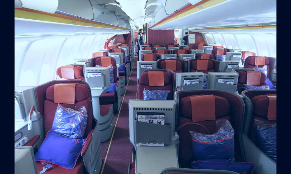 Review: Hong Kong Airlines A330 Business Class (HKG-KIX) - Young Travelers  of Hong Kong