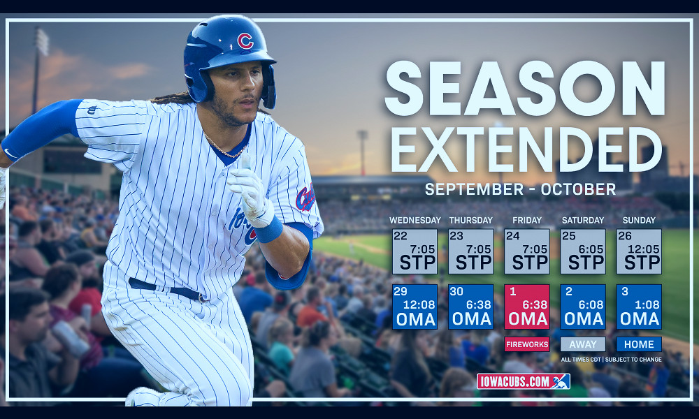 2021 Iowa Cubs Season Extended - Des Moines Mom