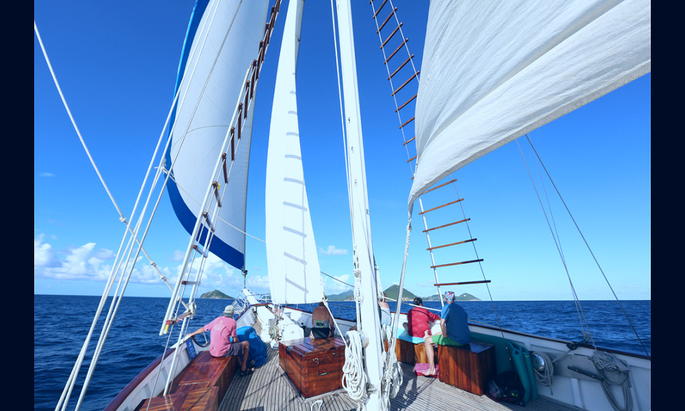 Island Windjammers Cruise Photos from our Caribbean Tall Ship Sailing  Cruises