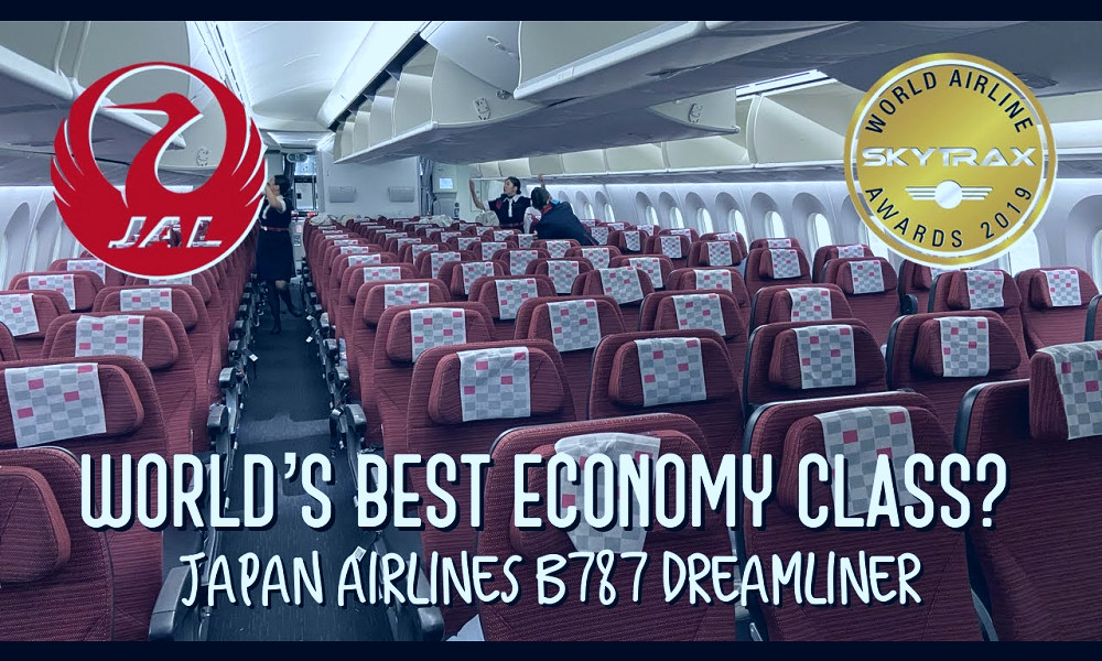 Japan Airlines - WORLD'S BEST ECONOMY CLASS by SKYTRAX?? - YouTube