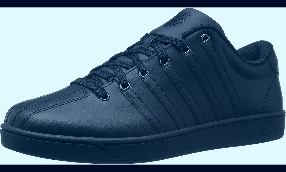 Amazon.com | K-Swiss Men's Court Pro II CMF Sneaker, Black/Gunmetal, 6.5 M  | Fashion Sneakers