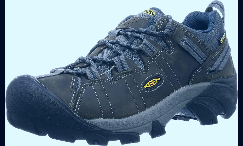 Amazon.com | KEEN Men's Targhee II WP Hiking Shoes - Gargoyle Greyblue |  Hiking Shoes