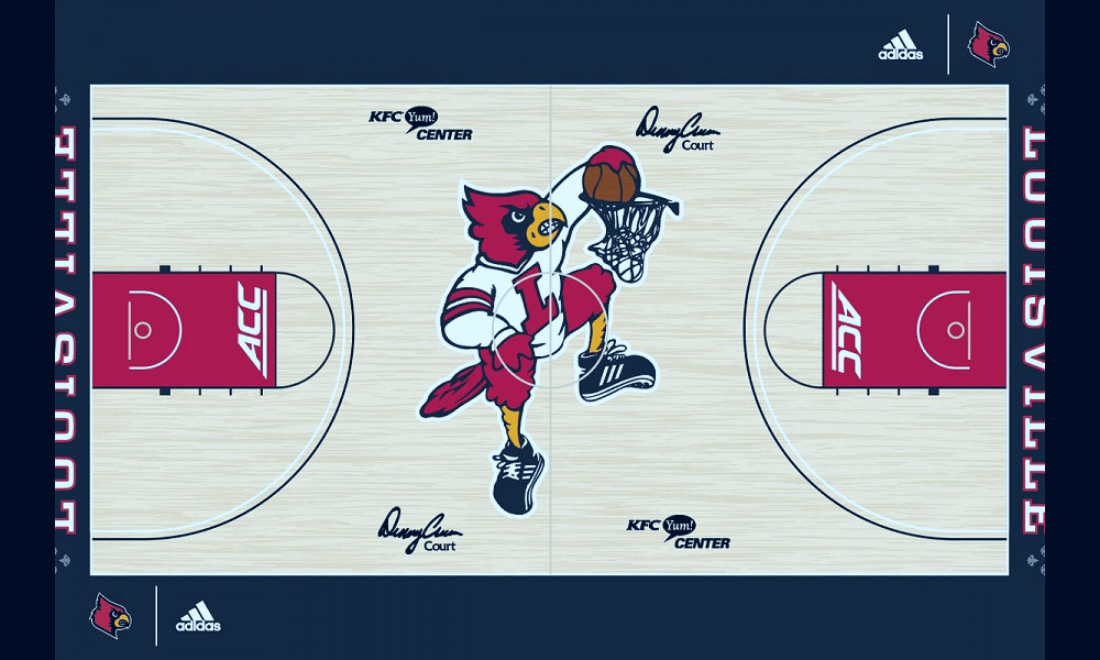 Louisville unveils new court design for KFC Yum Center - Card Chronicle