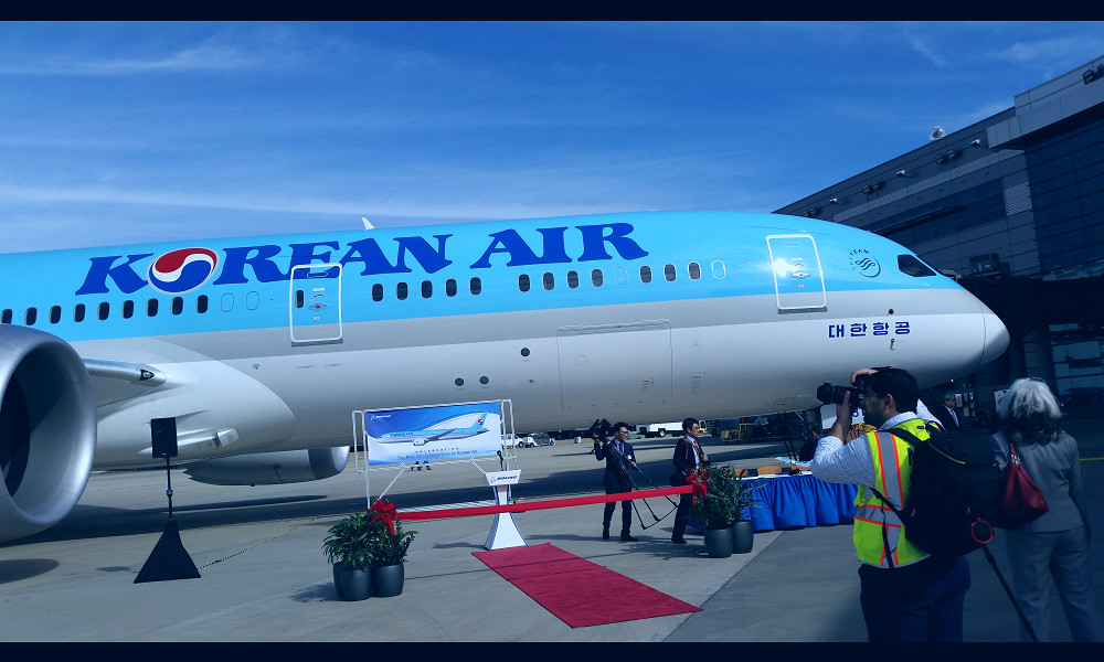 Korean Air Takes Its First Boeing 787-9 After It Passed On The 787-8