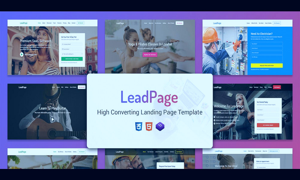 LeadPage - Marketing HTML Landing Page, Web Templates - Envato Elements
