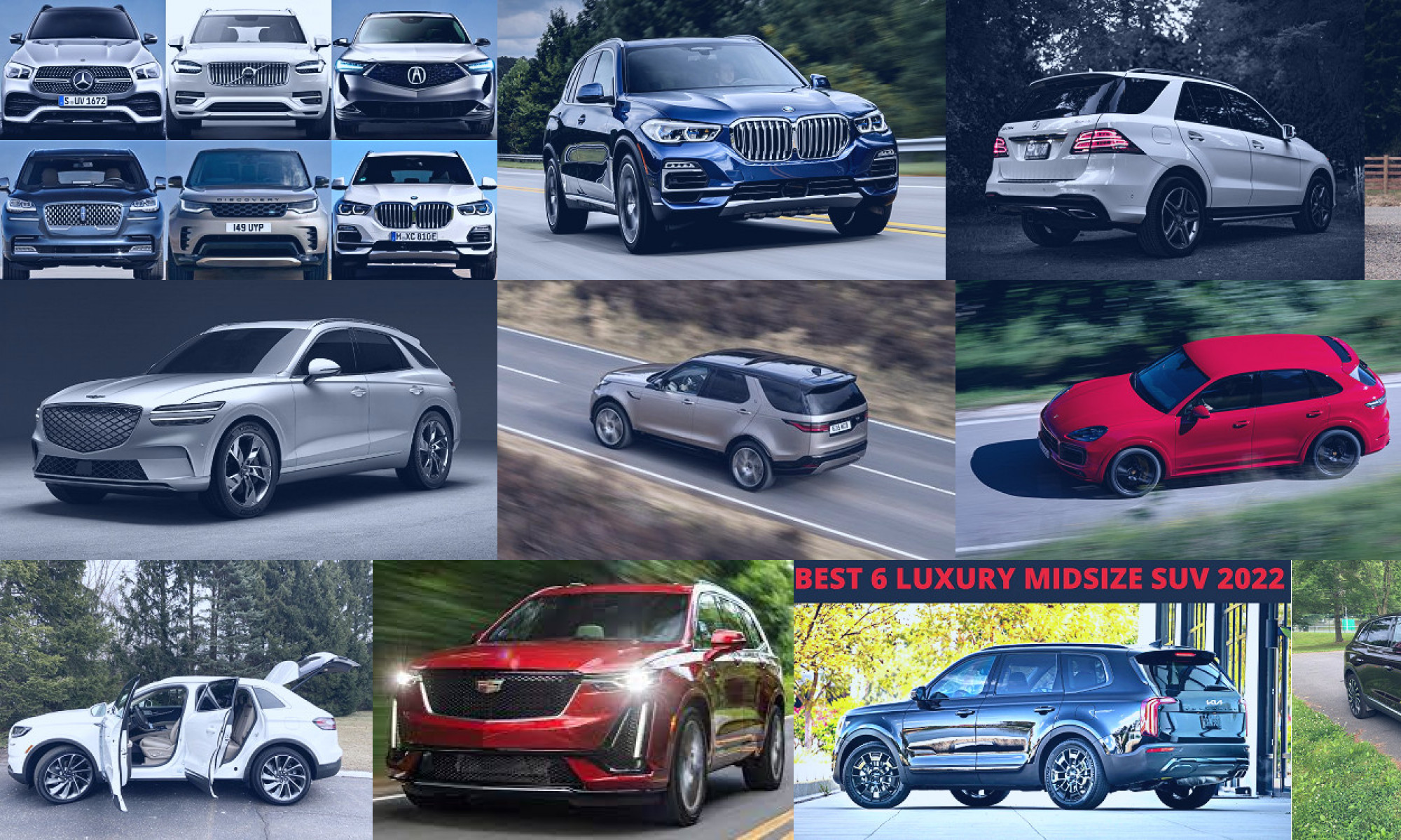 luxury midsized suvs