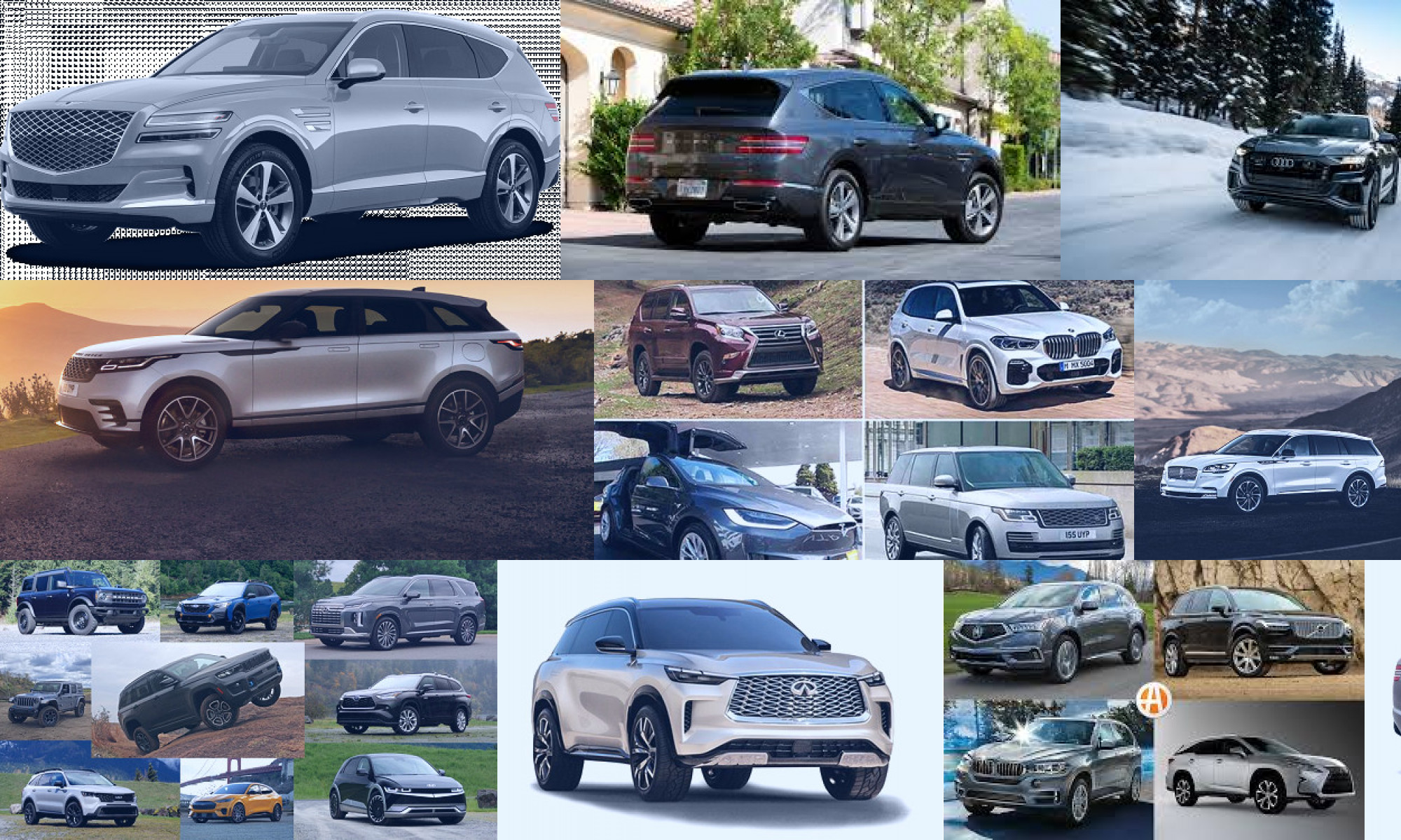 luxury midsized suvs