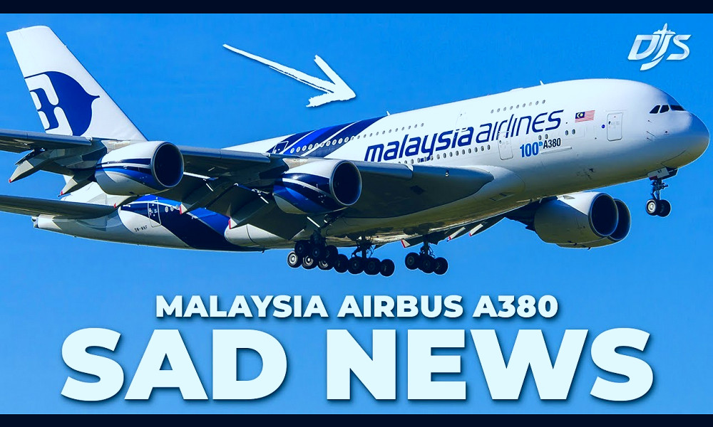 Final Malaysia Airlines A380 Departs - YouTube