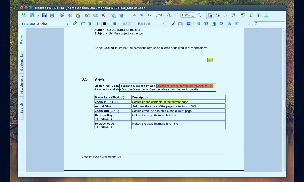 Modify PDF Files In Linux With Master PDF Editor ~ Web Upd8: Ubuntu / Linux  blog
