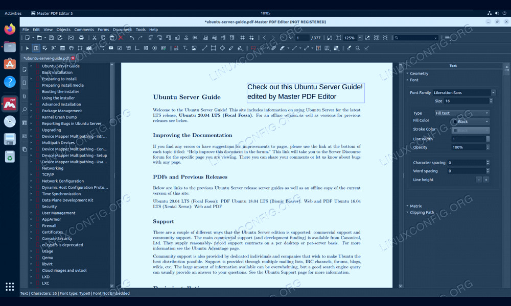 Install Master PDF editor on Ubuntu - Linux Tutorials - Learn Linux  Configuration