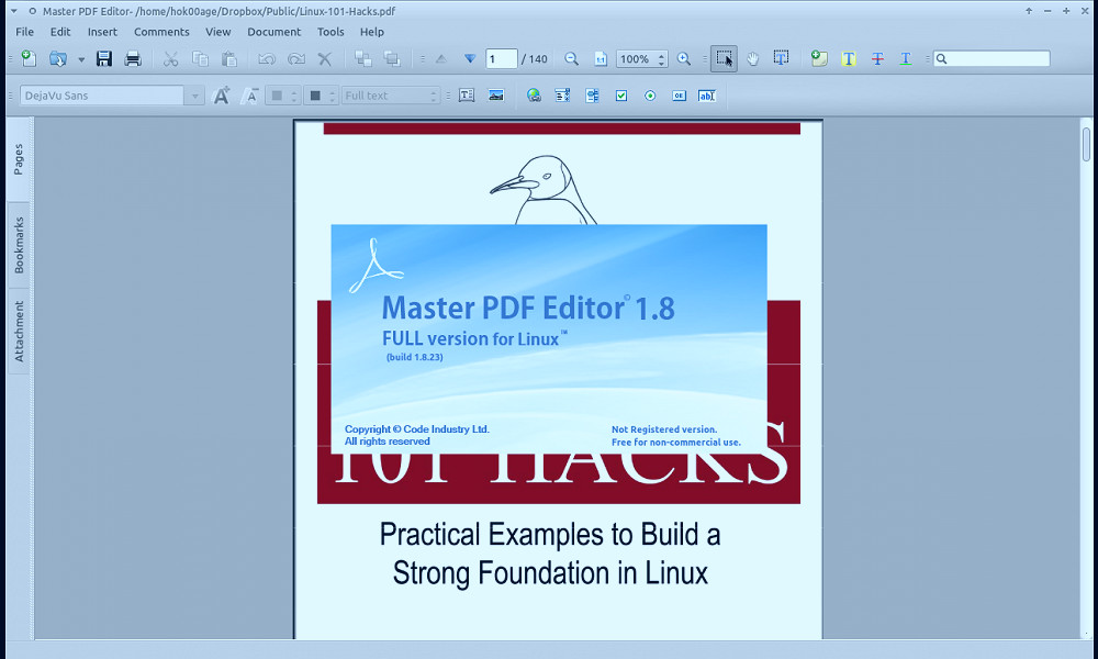 Master PDF Editor: Complete Solution for Creating and Editing PDF Files on  Ubuntu/Linux