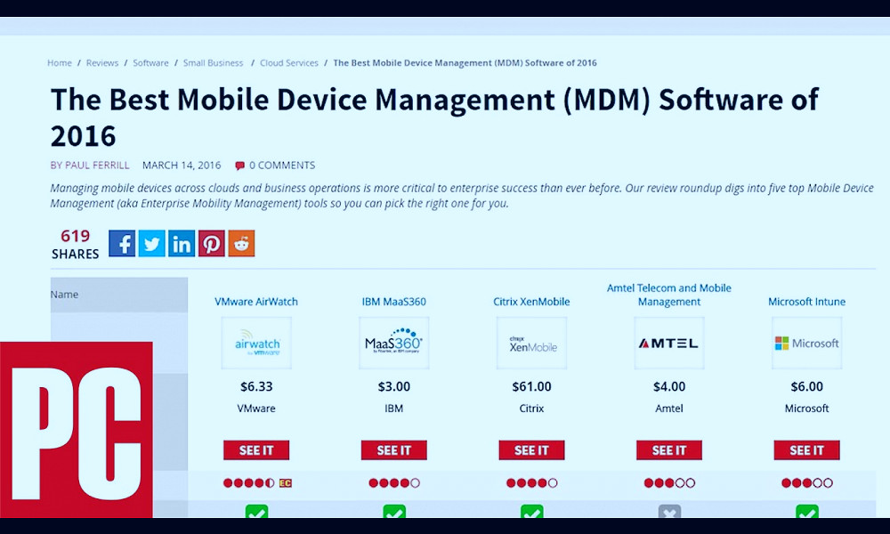 The Best Mobile Device Management (MDM) Software of 2016 - YouTube