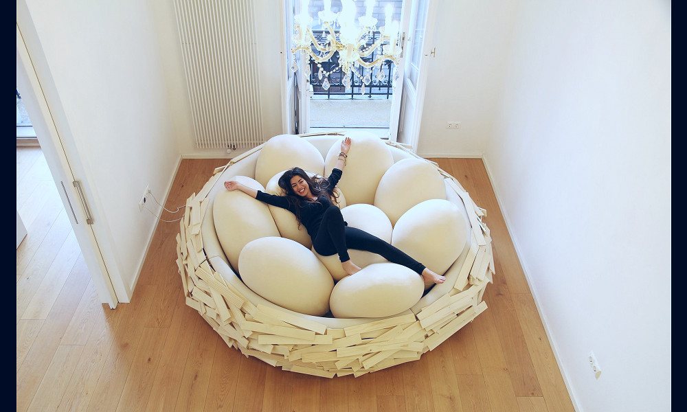 This Giant Bird's Nest Bed Is Everything You Never Knew You Needed