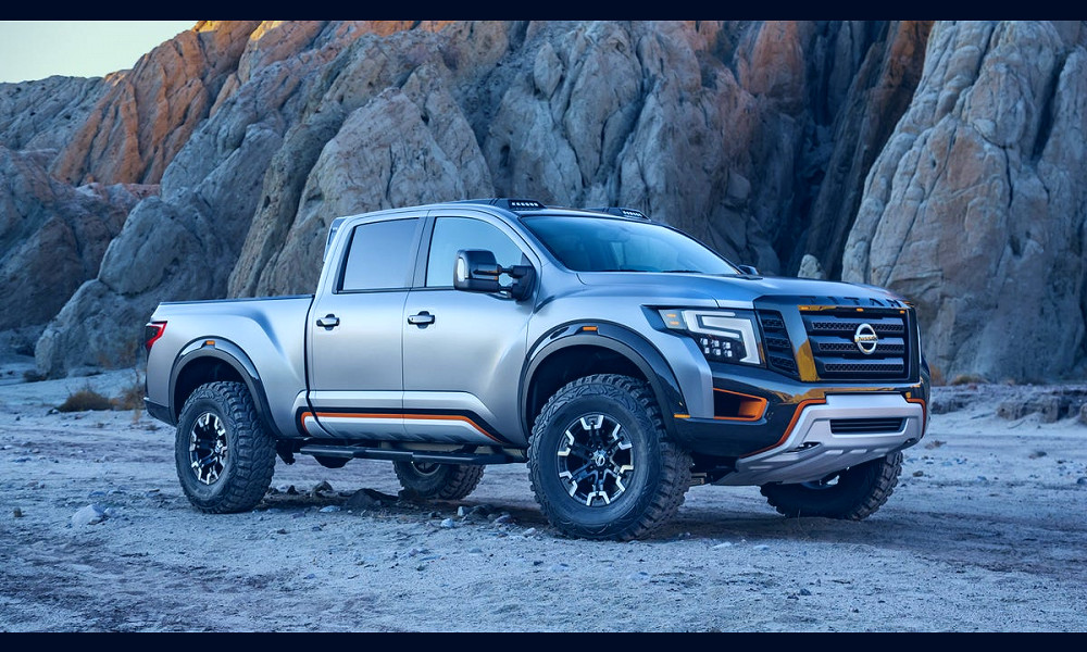 Nissan channels its inner Megazord with the Titan Warrior Concept - CNET