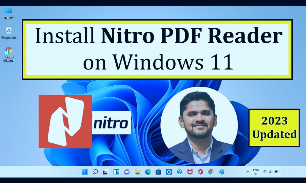 How to install Nitro Reader on Windows 11 | Amit Thinks - YouTube