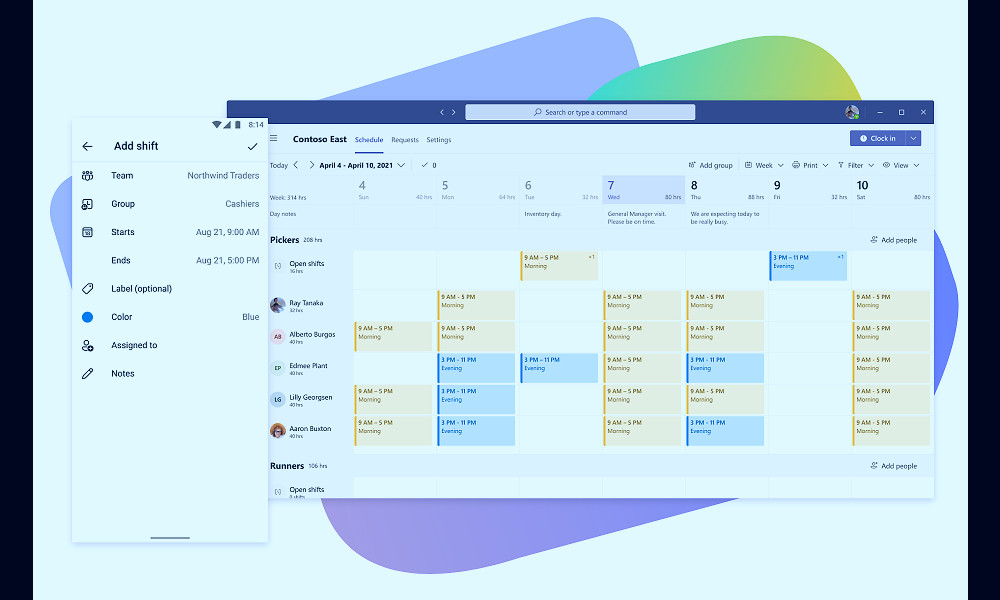 Shift Management and Staff Scheduling | Microsoft Teams