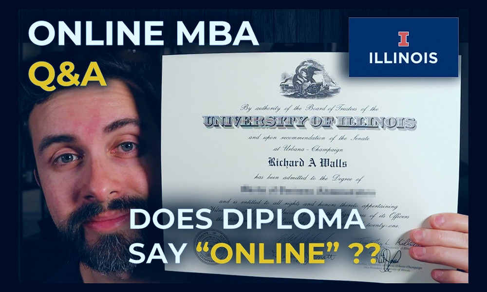 Does Online MBA Diploma Say 