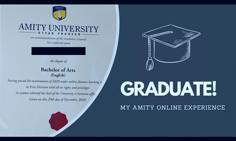 Amity Online Review | My experience of getting a bachelors degree online |  fees | Is it worth it? - YouTube