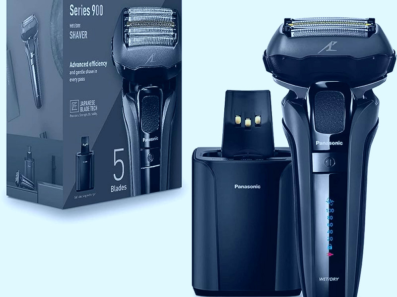 Amazon.com: Panasonic ES-LV9U Series 900 Premium Wet/Dry Electric Shaver  5-Way Shaving Head with Linear Motor, Cleaning and Charging Station, Black  : Beauty & Personal Care