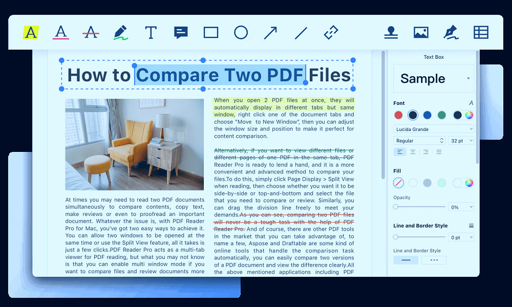 Advanced PDF Features Make Your PDF Editable on Mac丨PDF Reader Pro