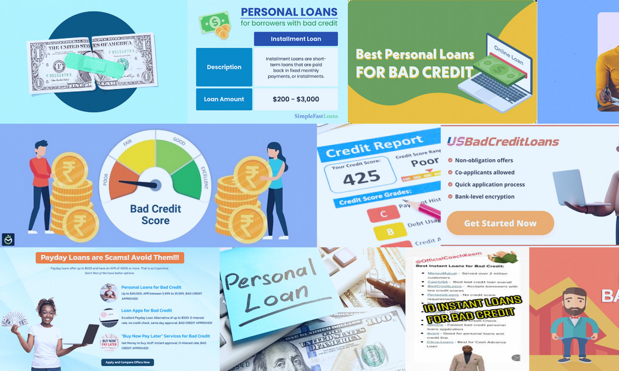 personal loans bad credit