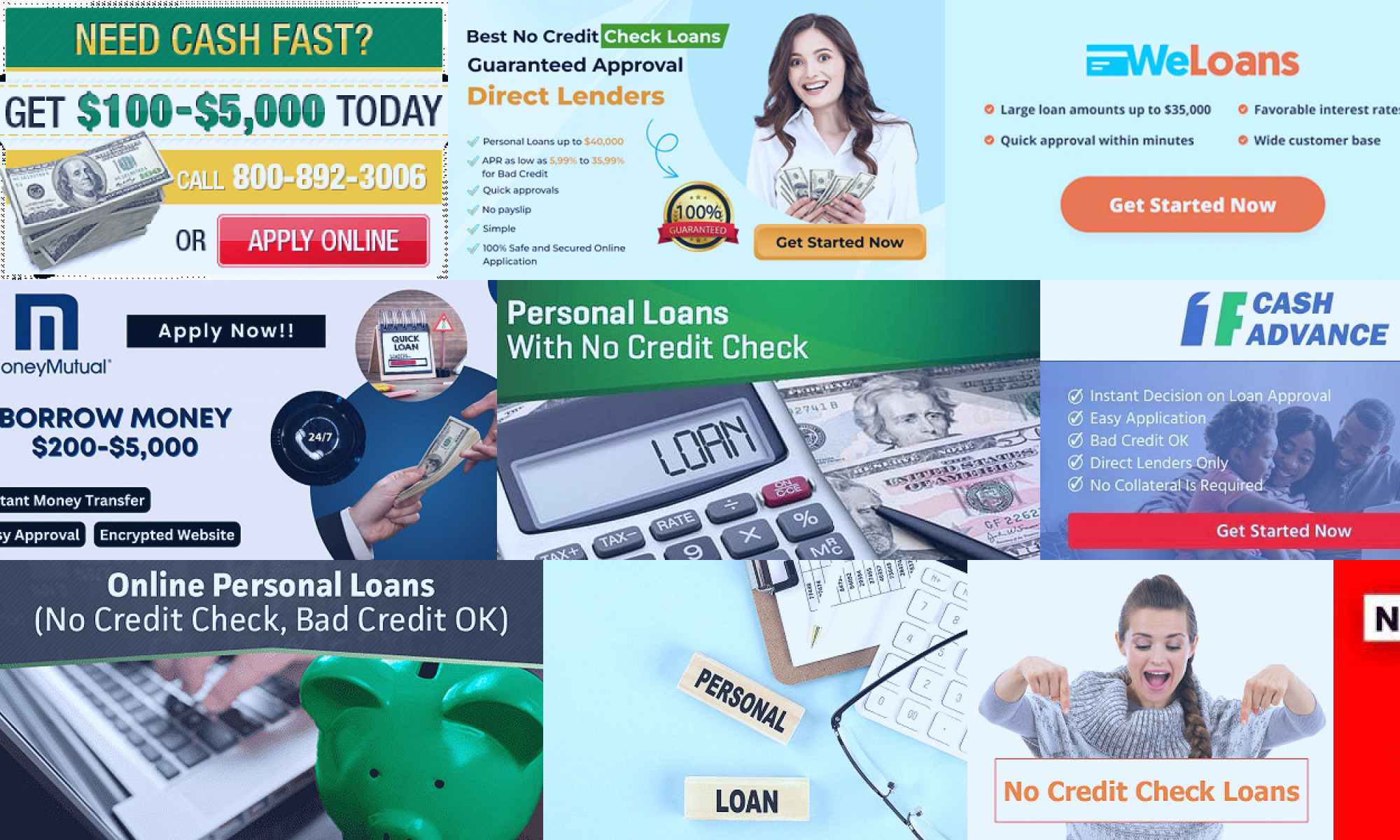 personal loans no credit check